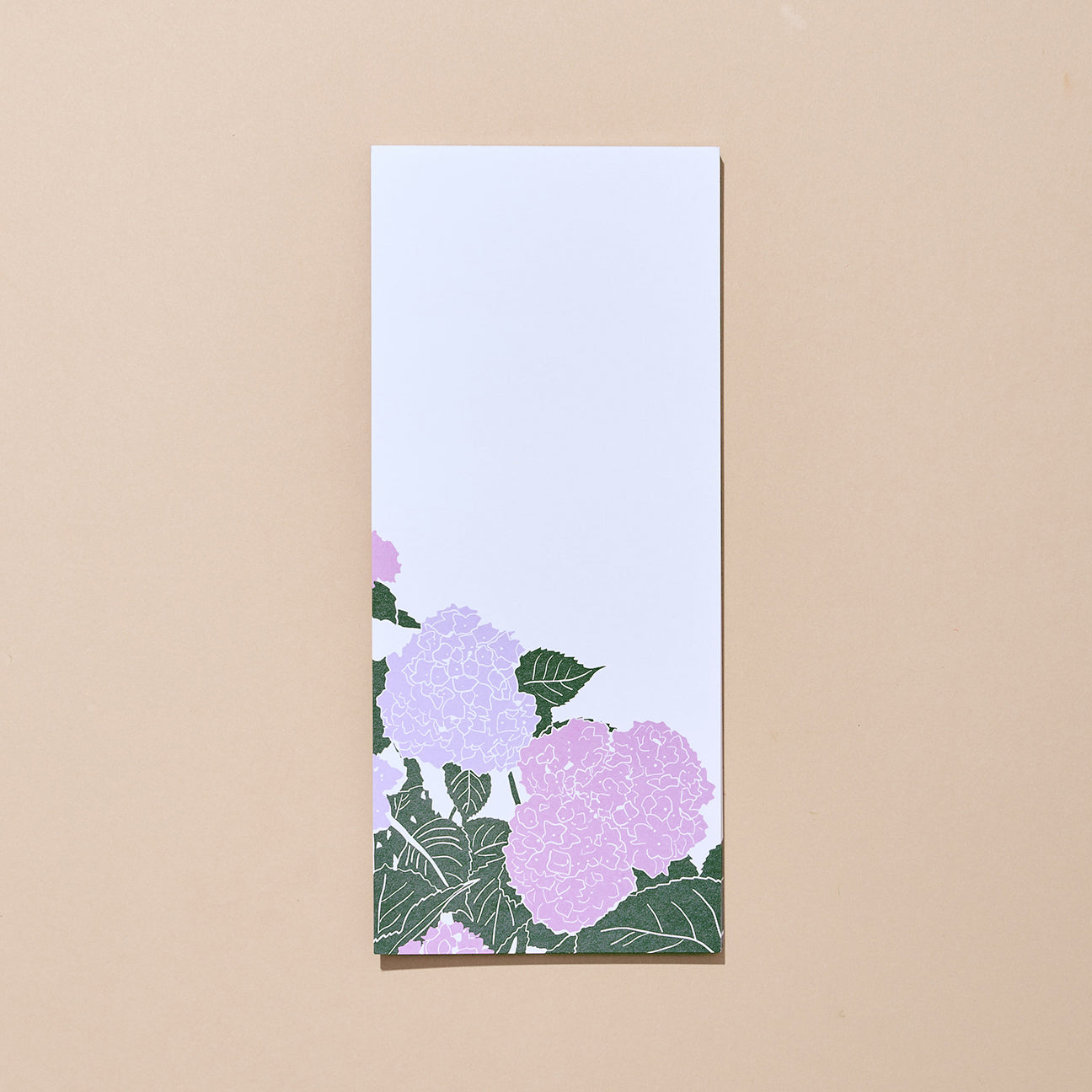 Hydrangea Notepad