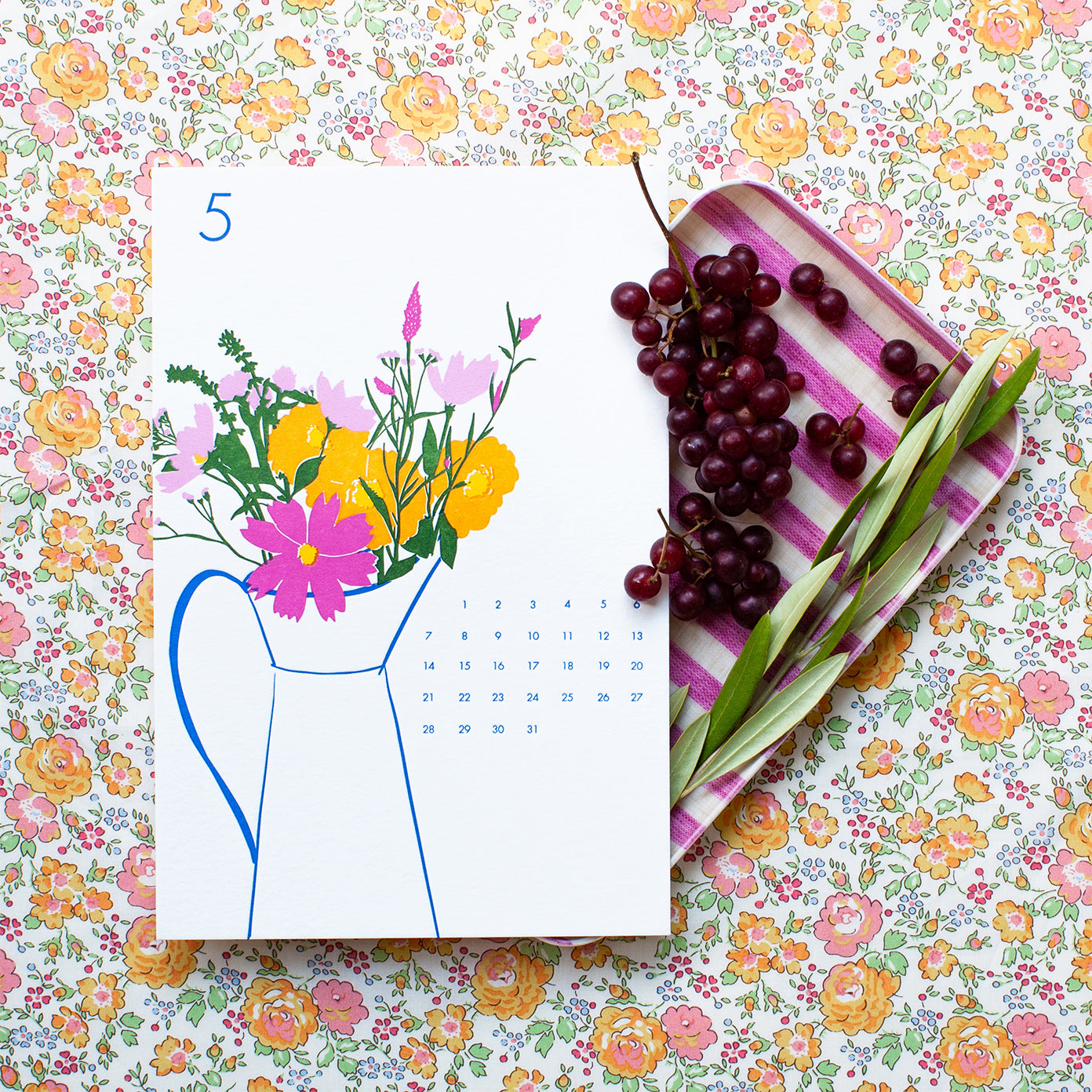 2023 Calendar: Garden Party