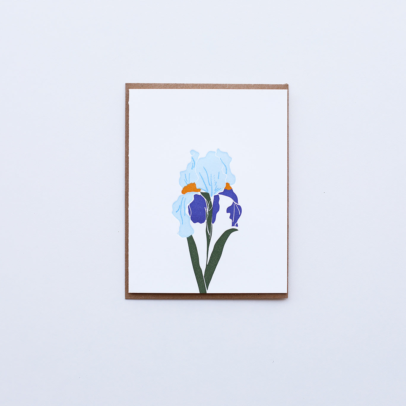 Blue Iris Card