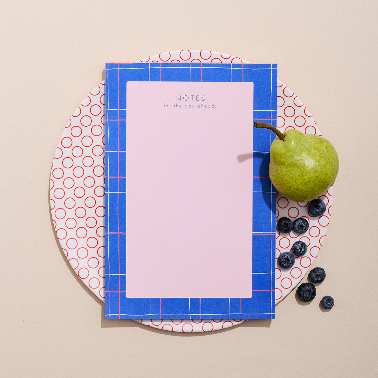 Blue Grid Notepad