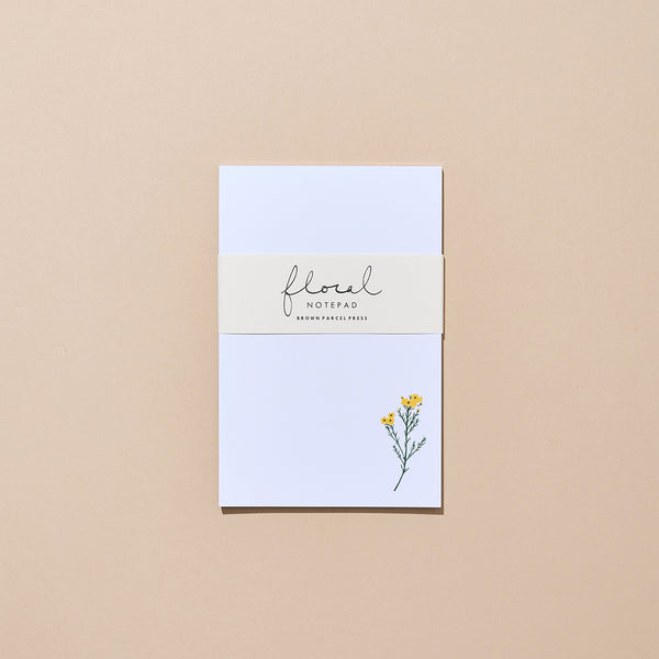 Wax Flower Notepad