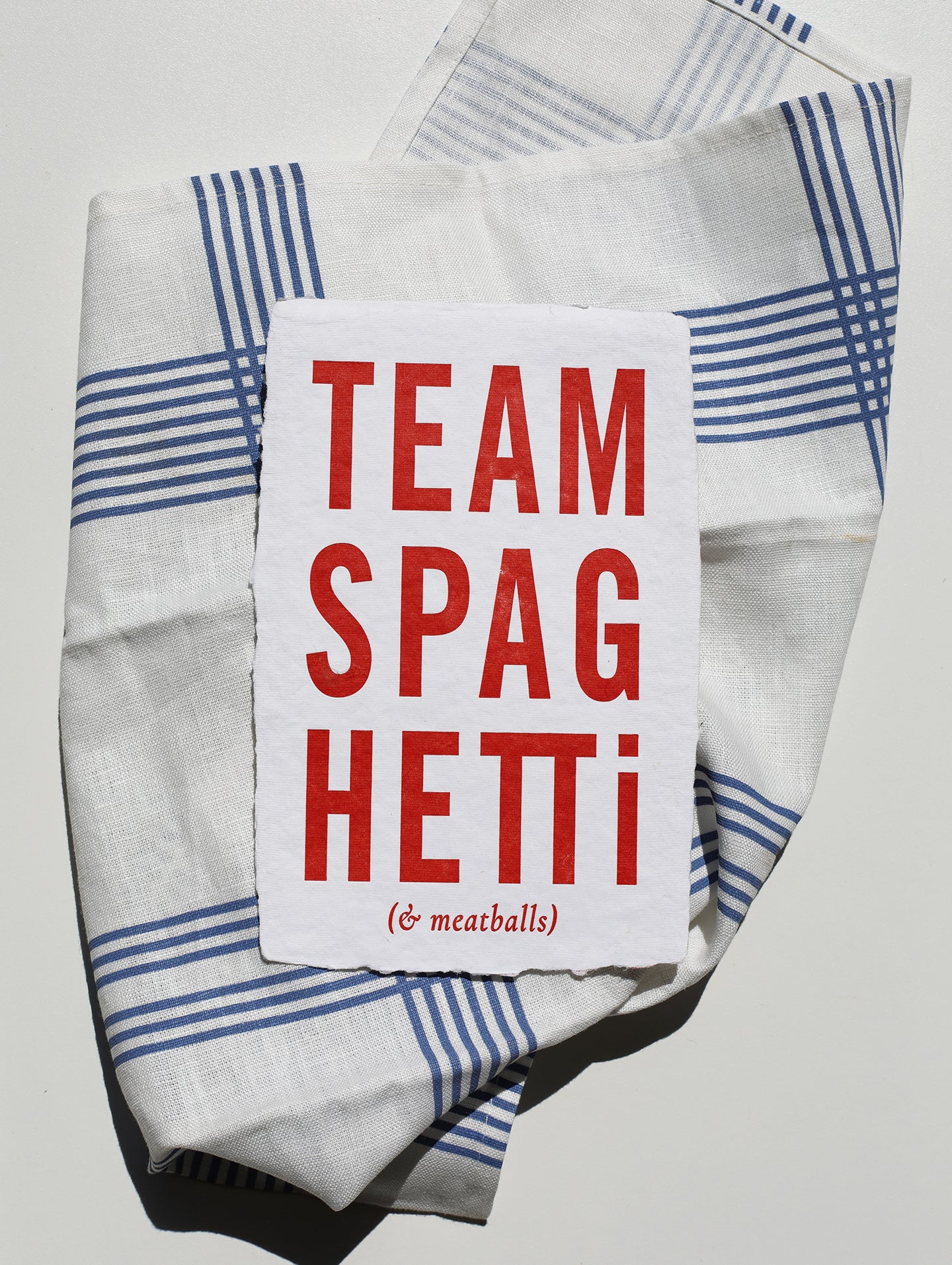 Team Spaghetti Print