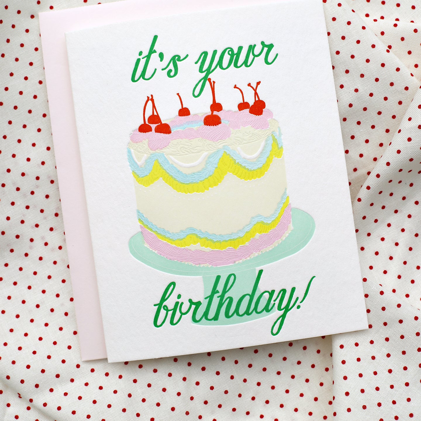 Vintage Birthday Cake