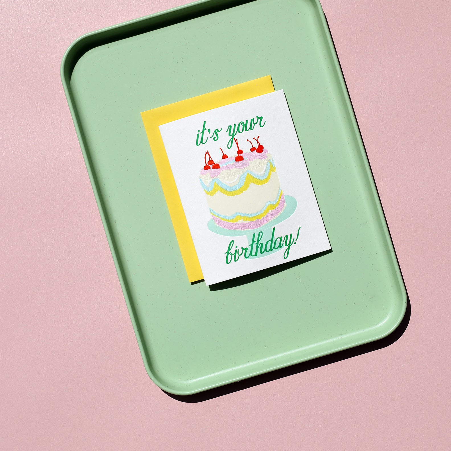 Vintage Birthday Cake