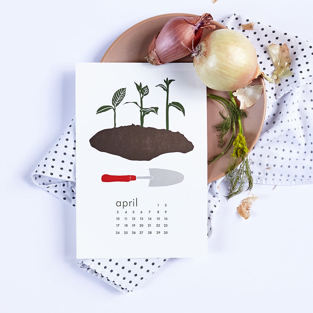 2022 Calendar: Green Thumb + Green Thumb Card Set