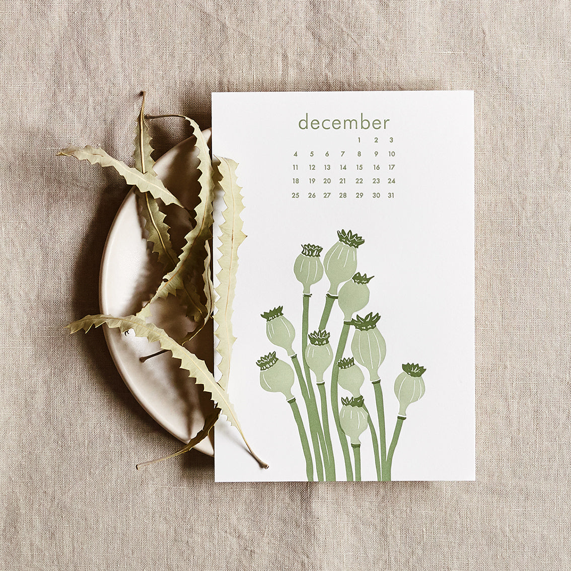 2022 Calendar: Green Thumb + Green Thumb Card Set