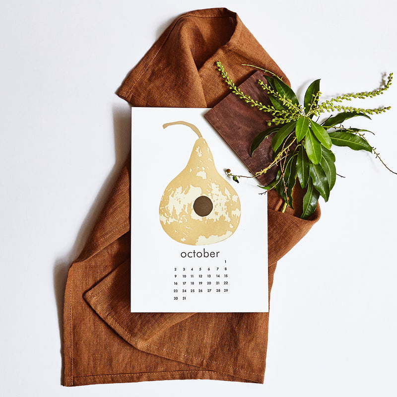 2022 Calendar: Green Thumb + Wooden Frame