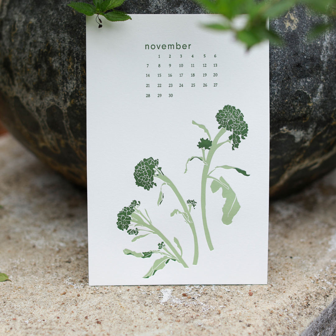 2021 Calendar: Plant More Seeds With Skeleton Clip