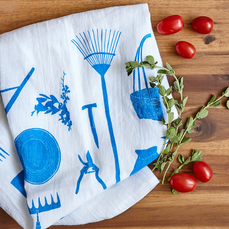 Garden Tools Tea Towel