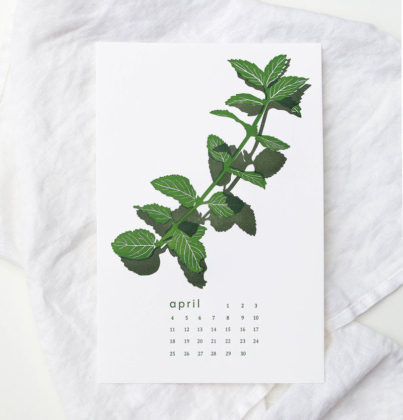 2021 Calendar: Plant More Seeds With Skeleton Clip