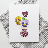 Bold Violets Print