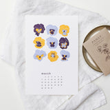 2021 Calendar: Plant More Seeds With Skeleton Clip