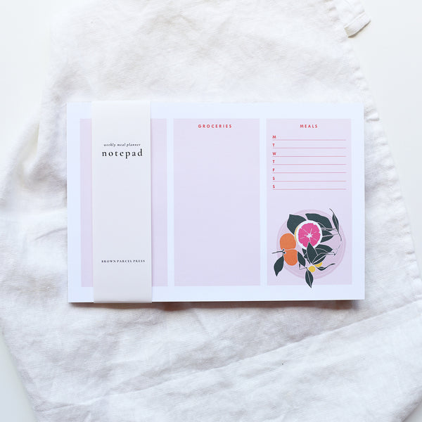 Weekly Meal Planner Notepad