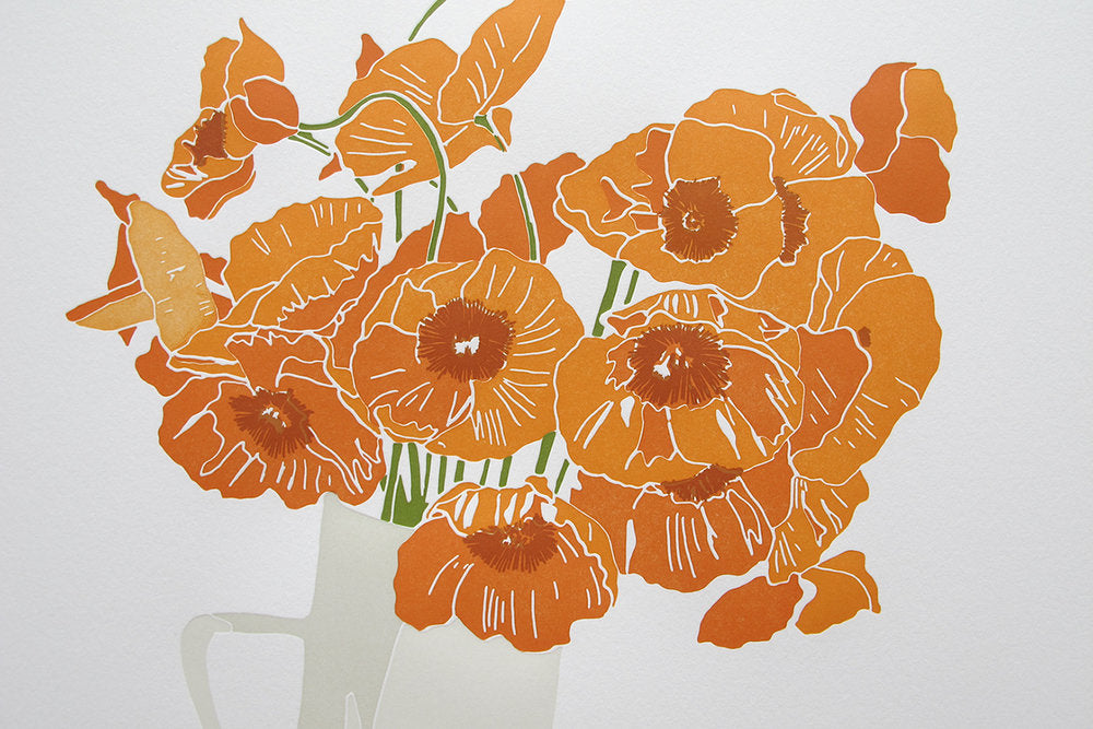 Iceland Orange Poppies Print