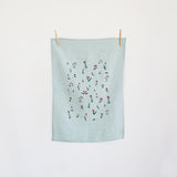 Wildflower Pattern Tea Towel