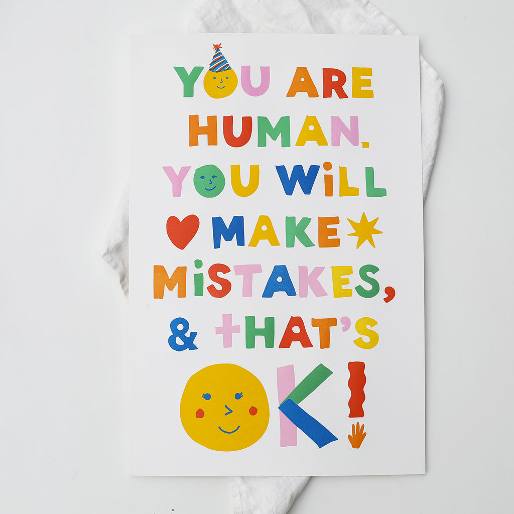 You Are Human Print – Brown Parcel Press