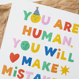 You Are Human Print